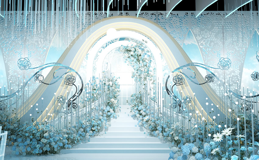 城中釡香烙馍村水晶厅效果展示